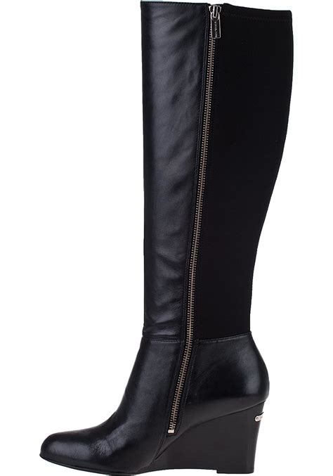 long boots michael kors|michael kors wedge ankle boots.